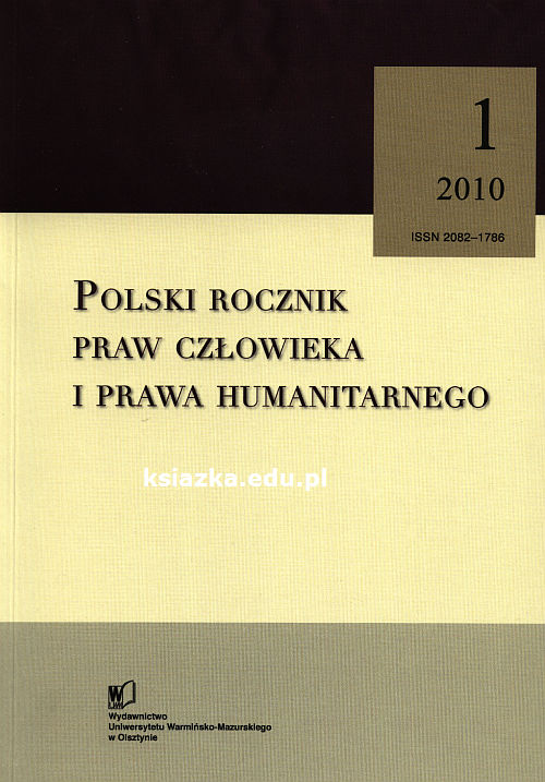 Polski rocznik praw człowieka i prawa humanitarnego 1/2010